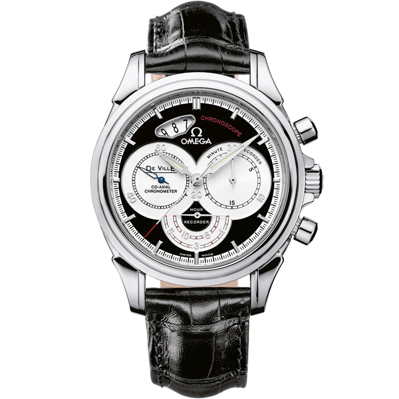 De Ville Steel Chronograph Watch 4850.50.31 | OMEGA US®