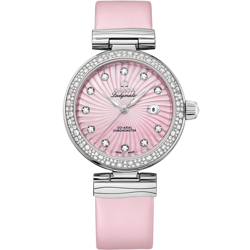 Ladymatic De Ville Steel Chronometer Watch 425.37.34.20.57.001 | OMEGA US®