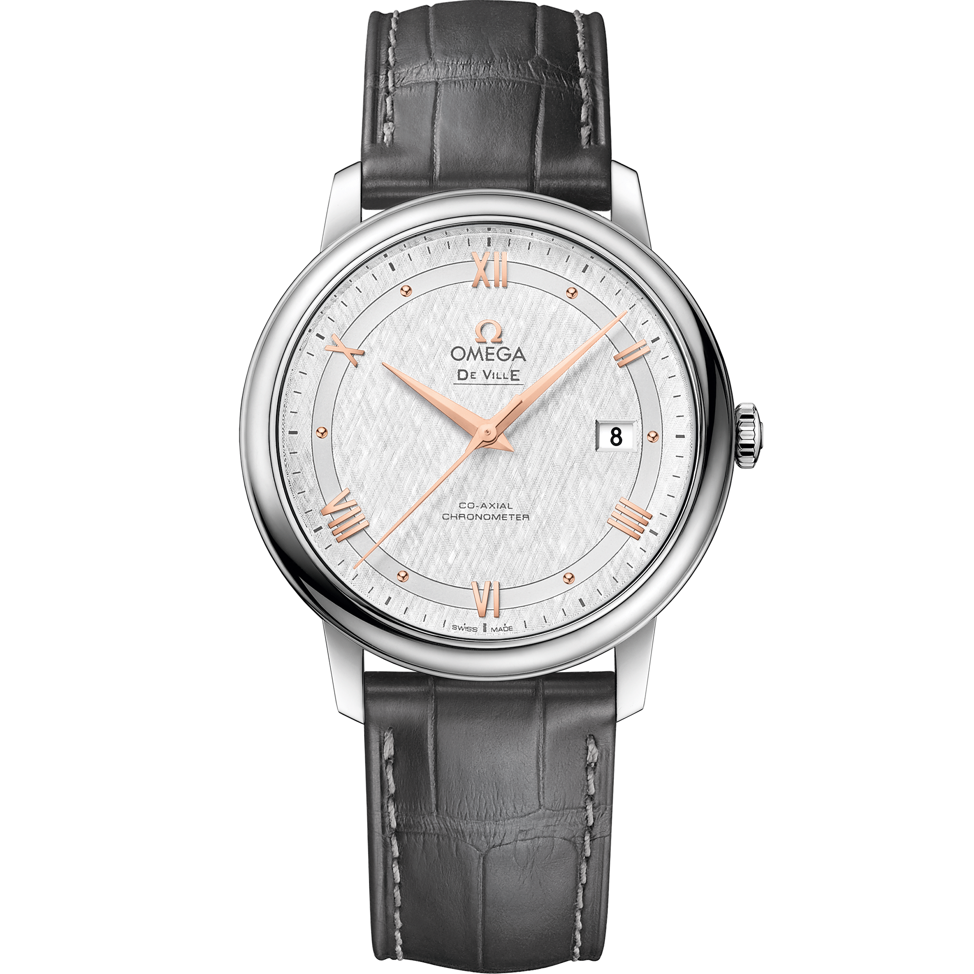 Prestige De Ville Steel Chronometer Watch 424.10.40.20.01.002 | OMEGA US®