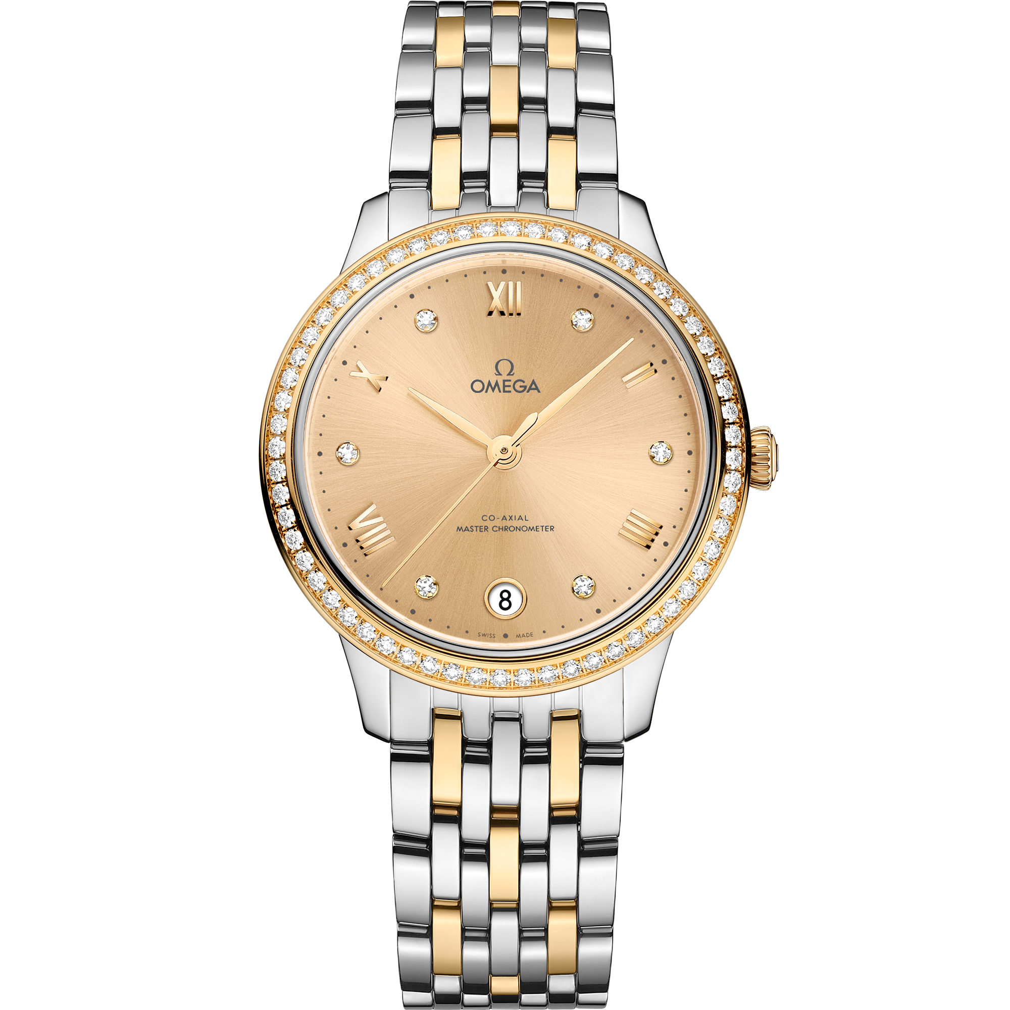 De Ville 34 mm, Steel - yellow gold on Steel - yellow gold - 43425342058001