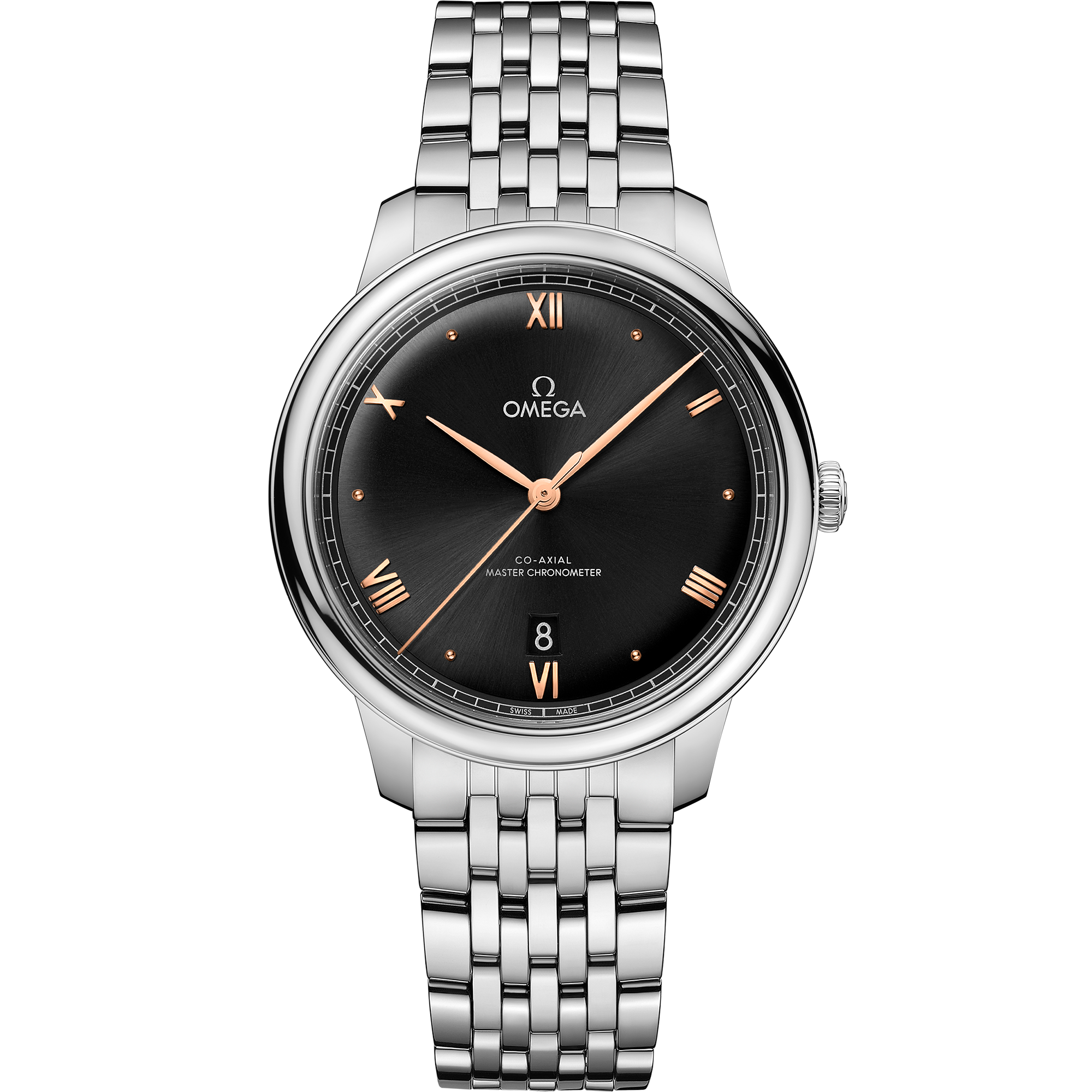 Prestige De Ville Steel Chronometer Watch 434.10.40.20.01.001