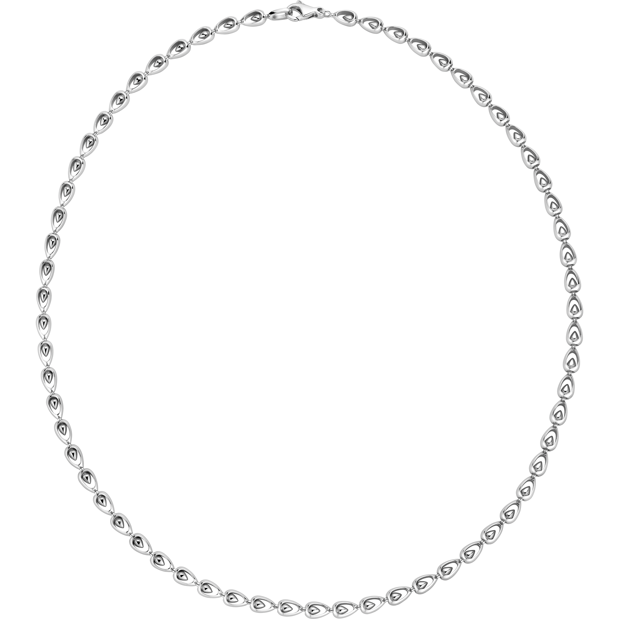 Omega Dewdrop Collar, Oro blanco de 18 qt - N602BC0000105