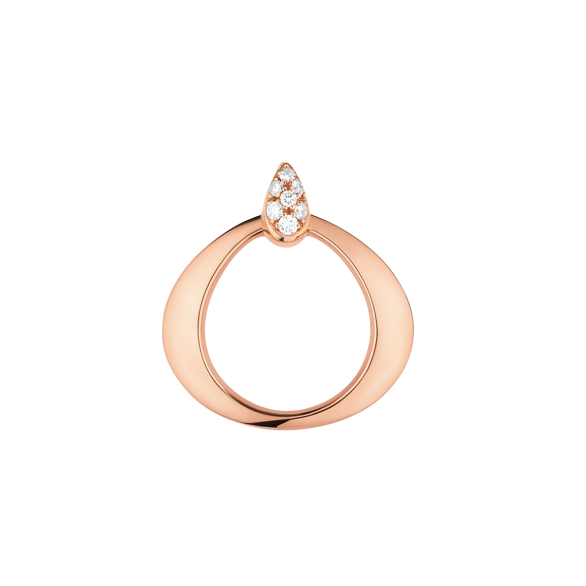 Omega Dewdrop Pendentif, Or rouge 18K, Diamants - P90BGA0200305