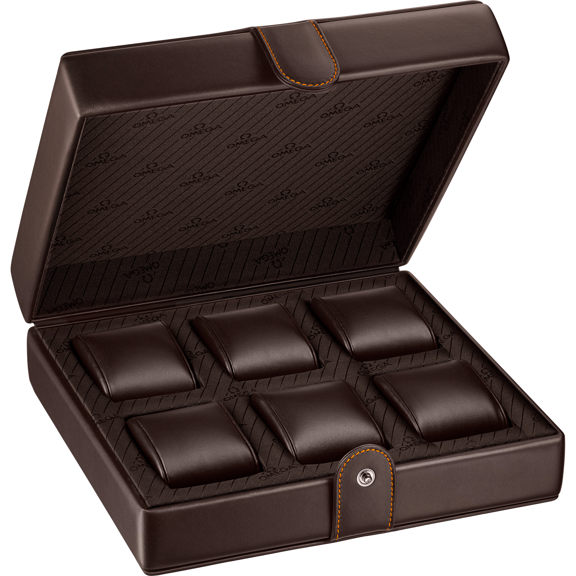 Fine Leather Watch box, Brown - 7070320012
