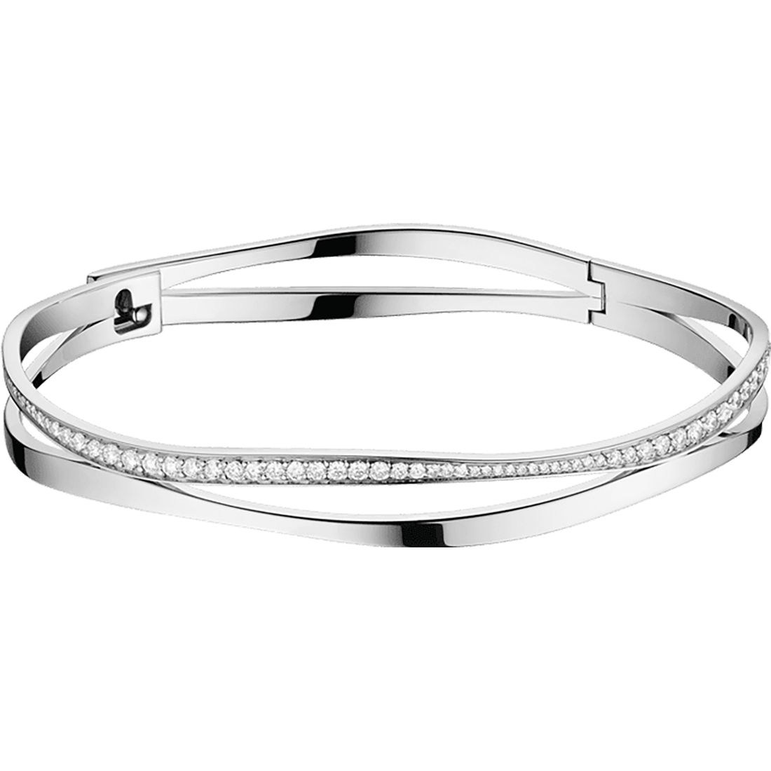Ladymatic Bracelet, Or blanc 18K, Diamants - B604BC0100102