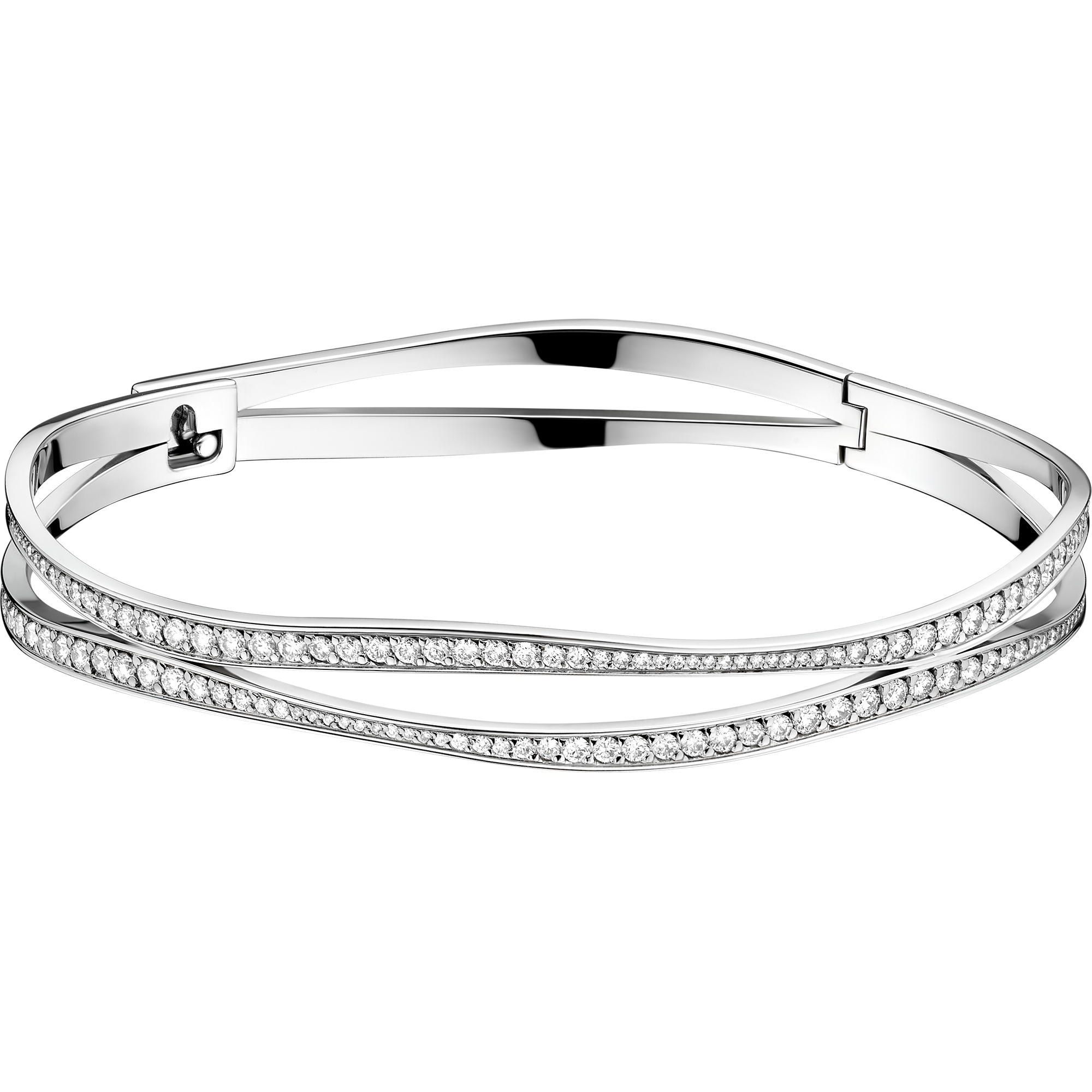 Ladymatic Bracelet, 18K white gold, Diamonds - B604BC0100202