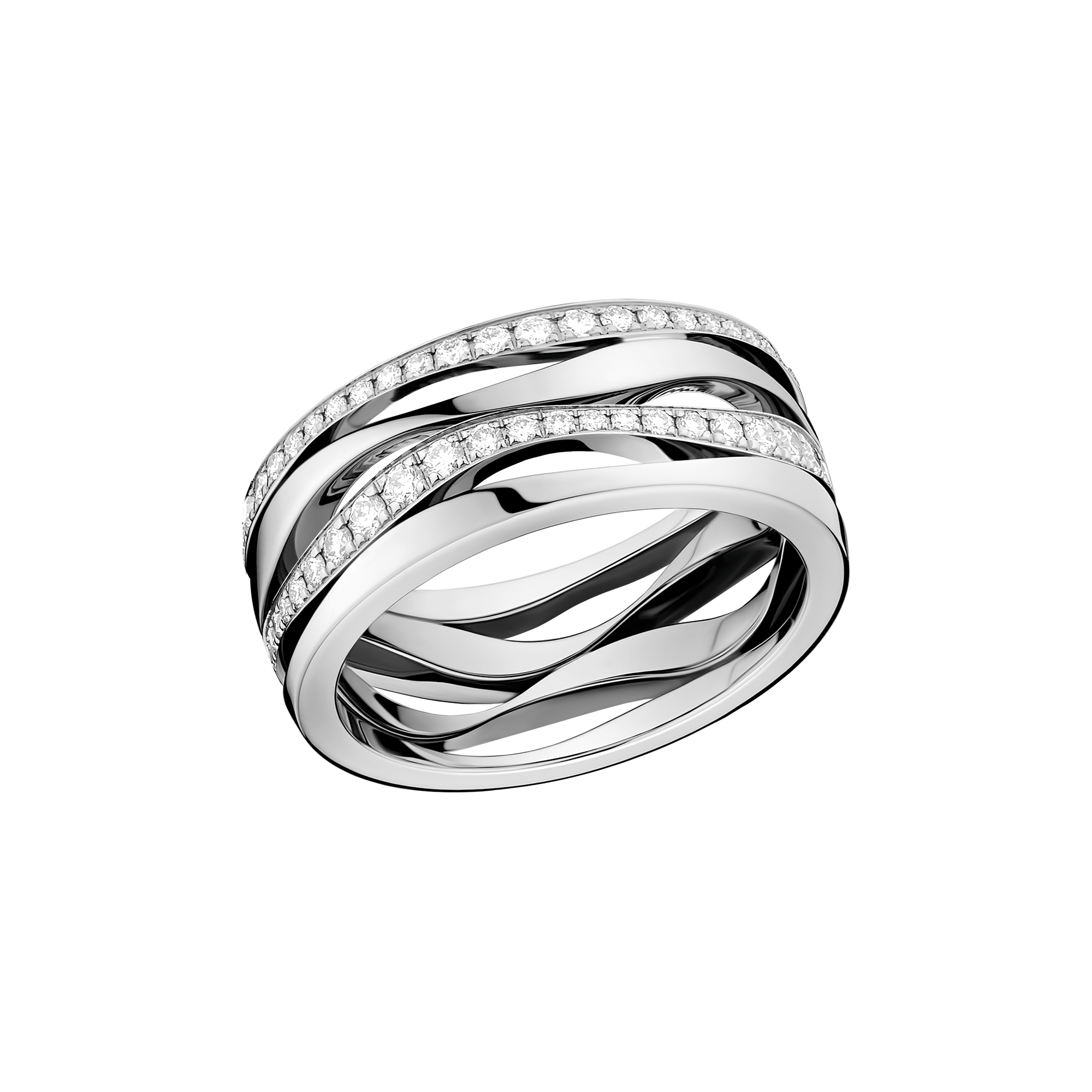 Ladymatic แหวน, ไวท์โกลด์ 18K, เพชร - R50BCA05030XX