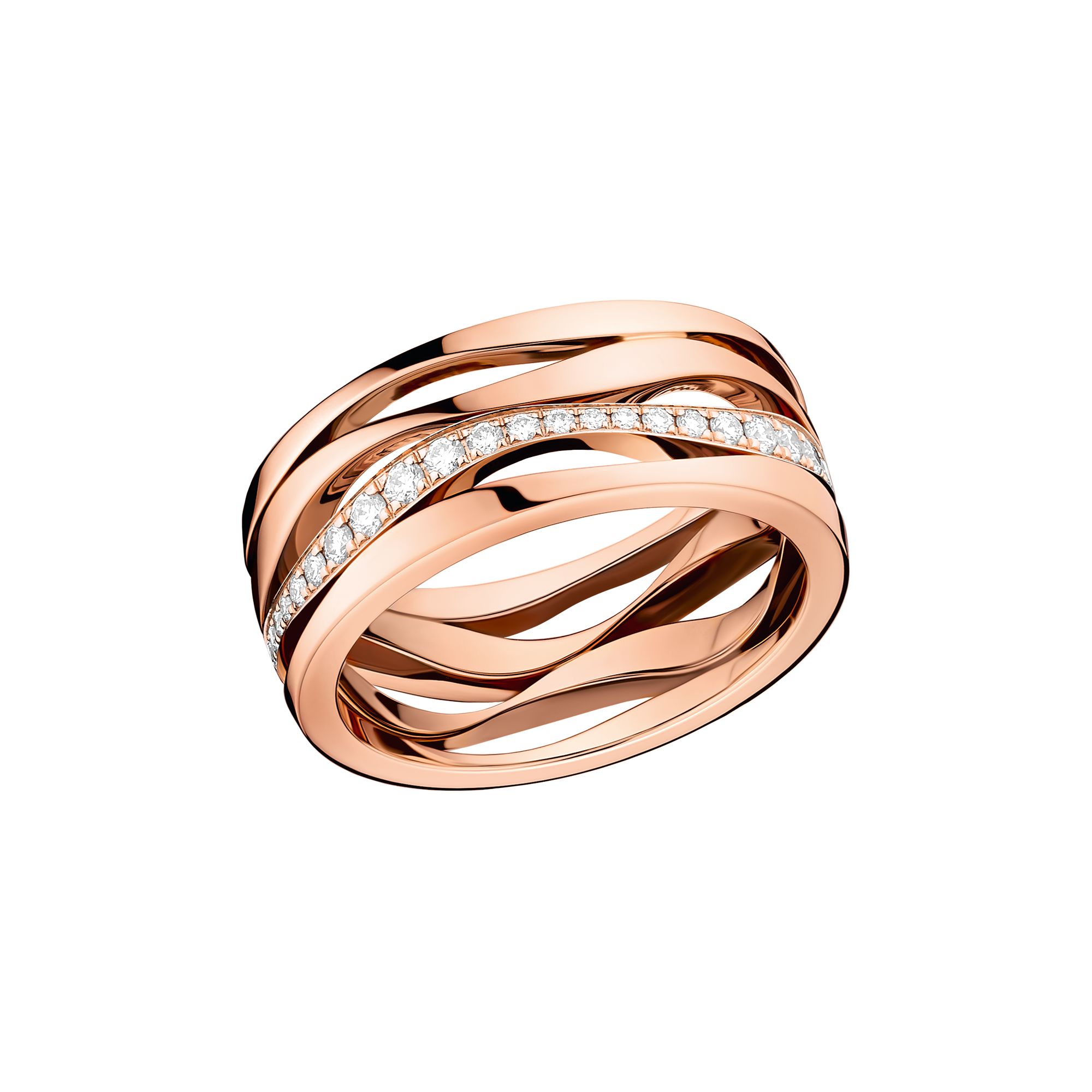 Ladymatic Anel, Ouro rosa de 18K, Diamantes - R50BGA05003XX