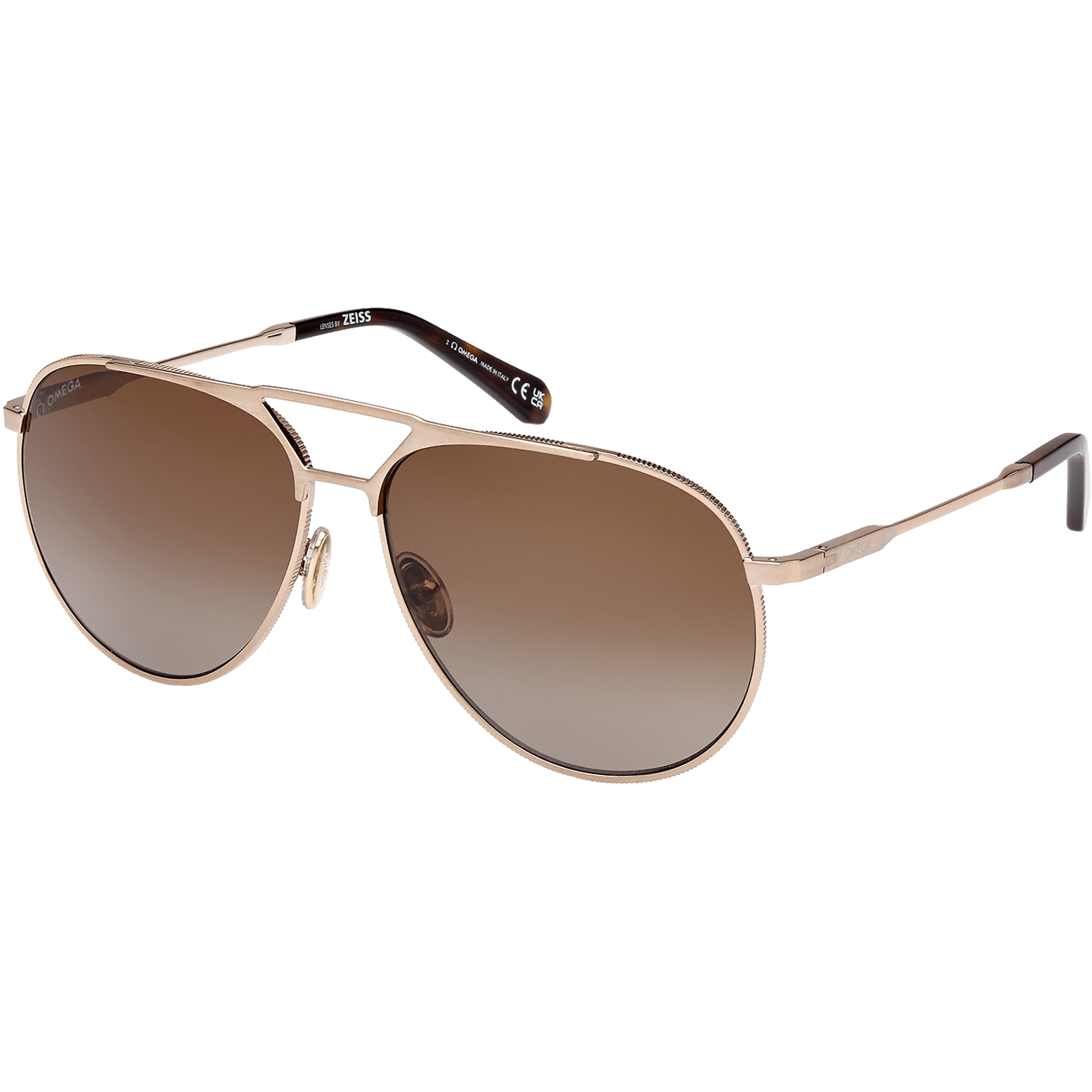 Pilot style Man Sunglasses OM0034-H5908C | OMEGA CH®