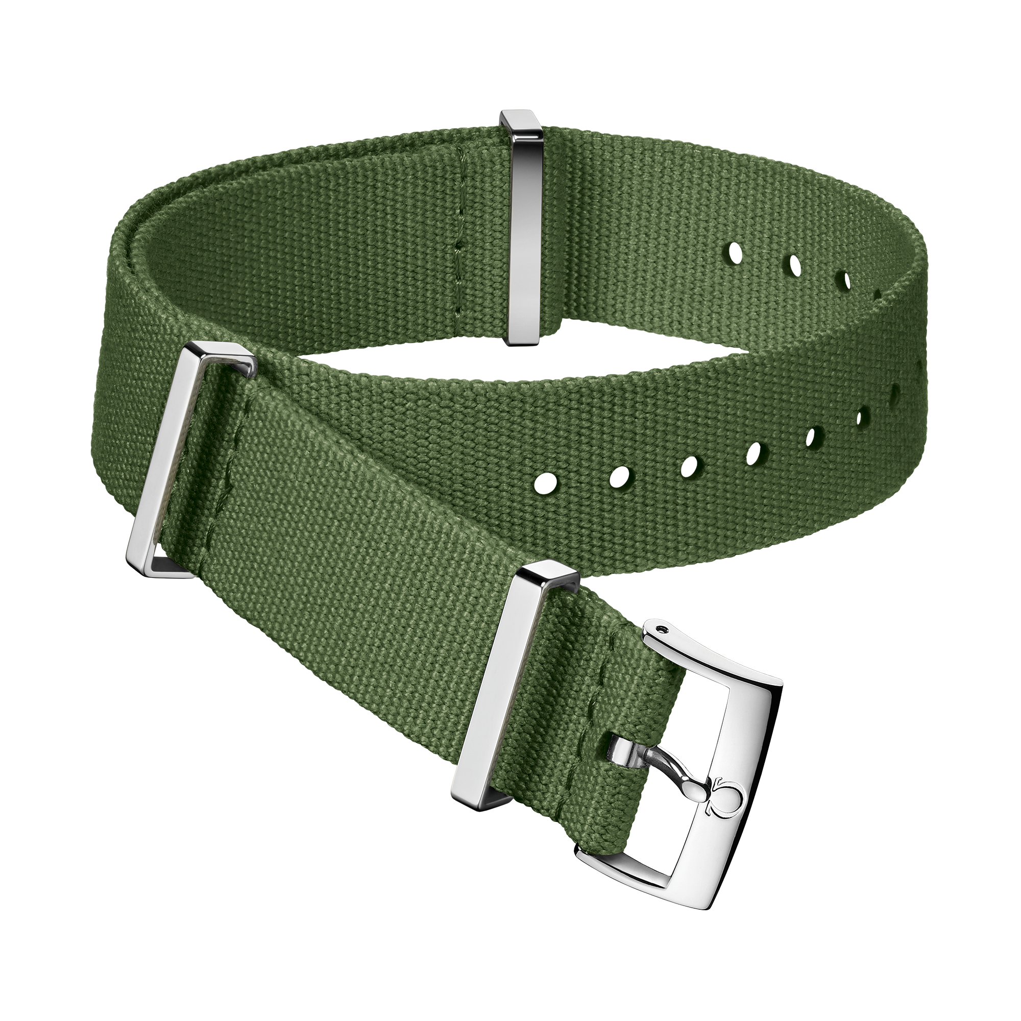 Bracelet NATO - Bracelet en polyester vert militaire - 031CWZ011500
