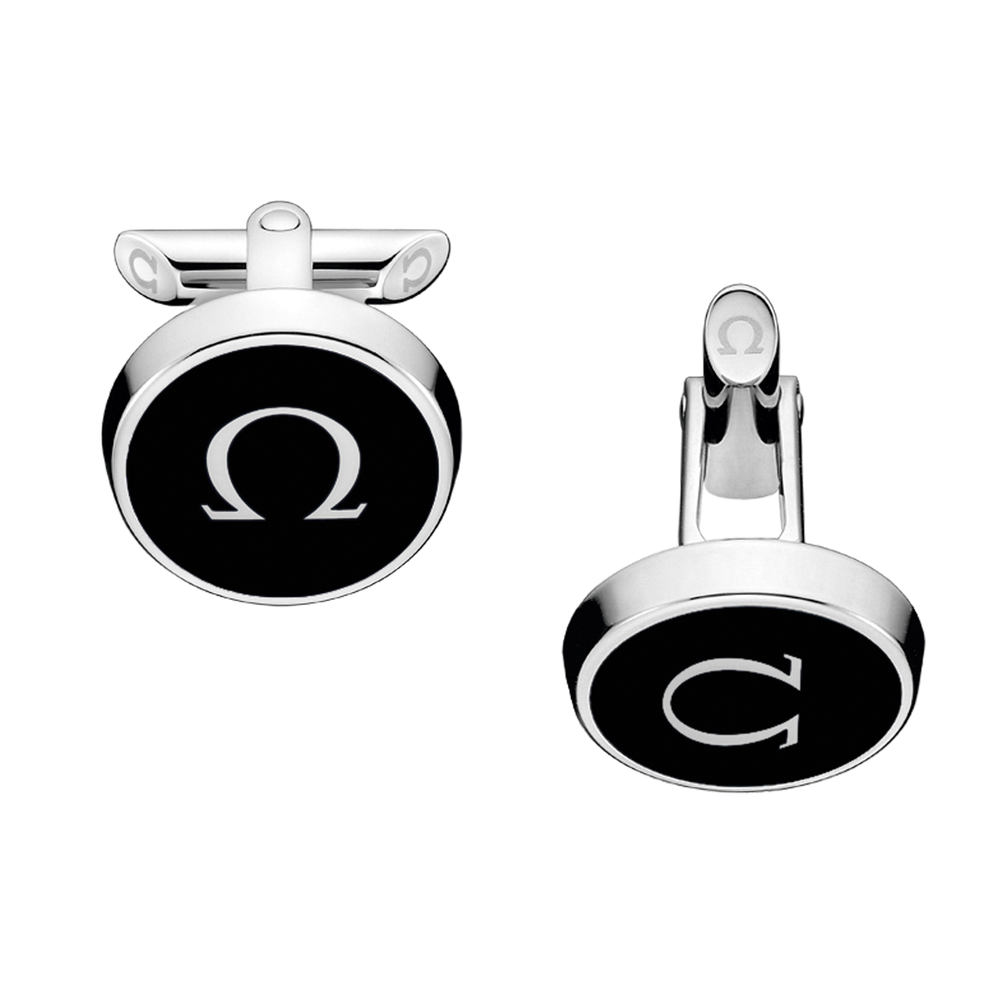 Omegamania Cufflinks, Stainless steel