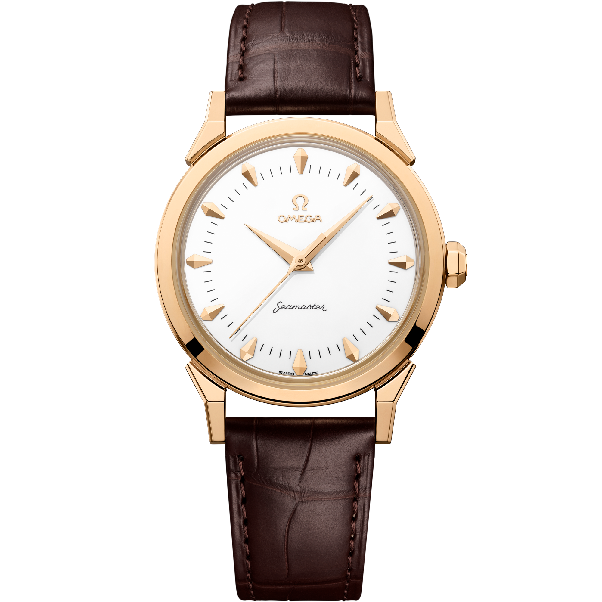 Seamaster 37 mm 37 mm, Moonshine™ gold on Alligator - 52253372004001