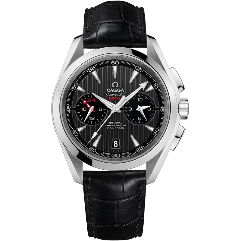 Omega aqua terra gmt chronograph hot sale