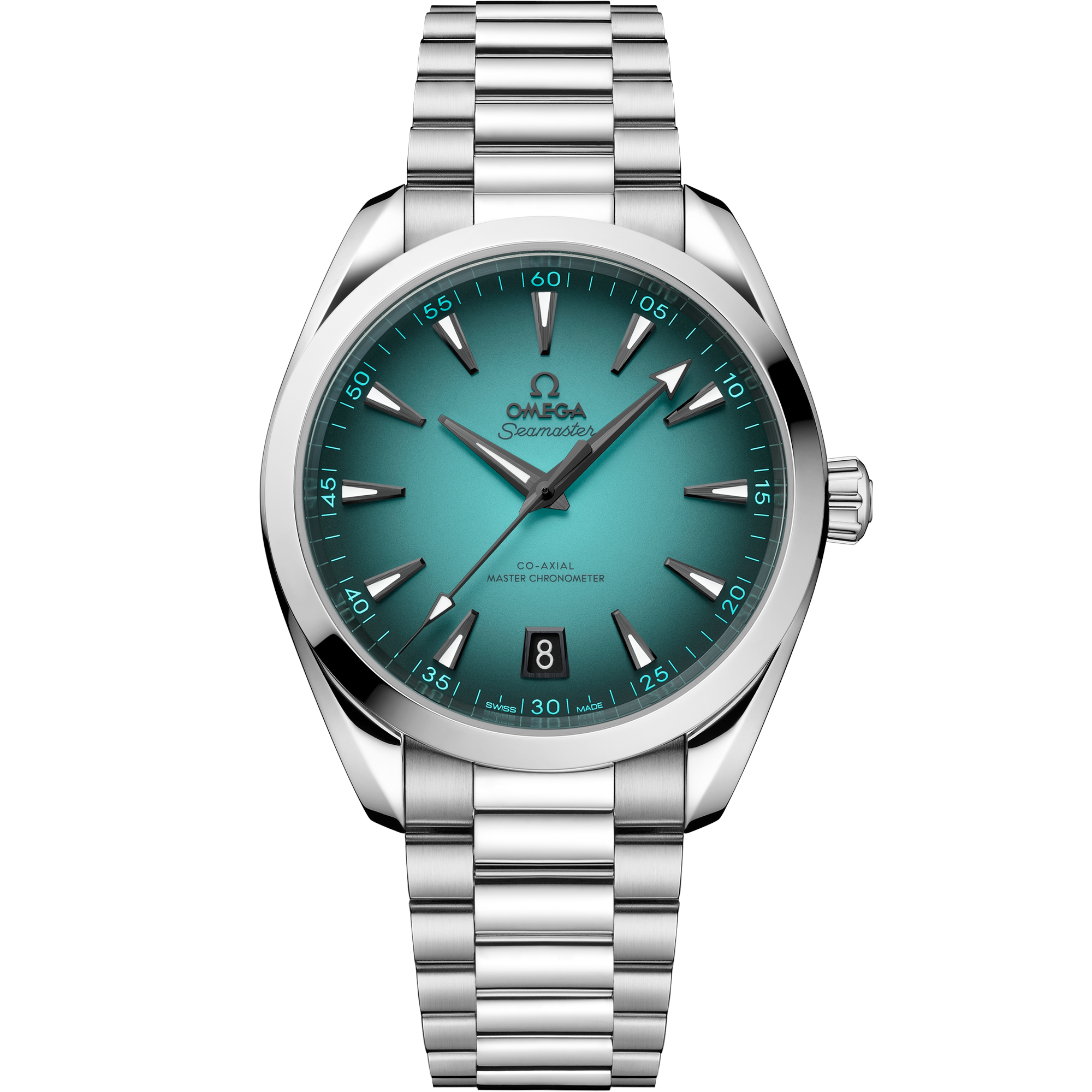 Seamaster 41 mm, steel on steel - 22010412103006