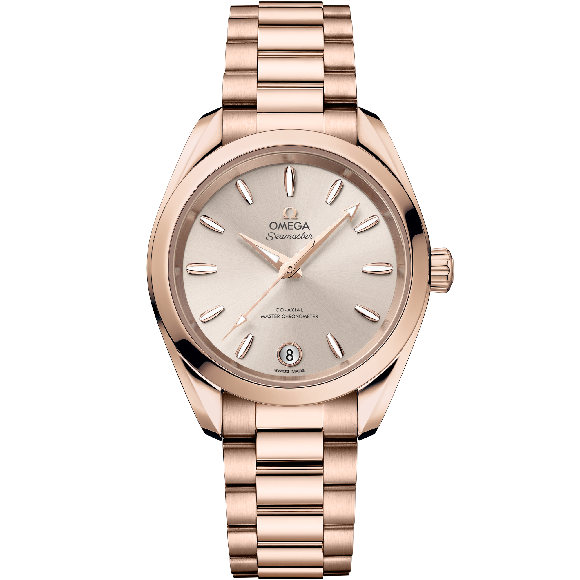 Seamaster 34 mm, ouro Sedna™ em ouro Sedna™ - 220.50.34.20.09.001
