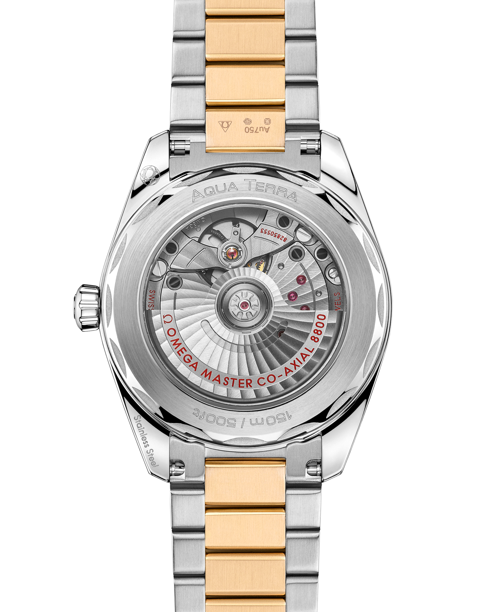 Seamaster Aqua Terra Shades 38 mm, steel - Moonshine™ gold on steel ...