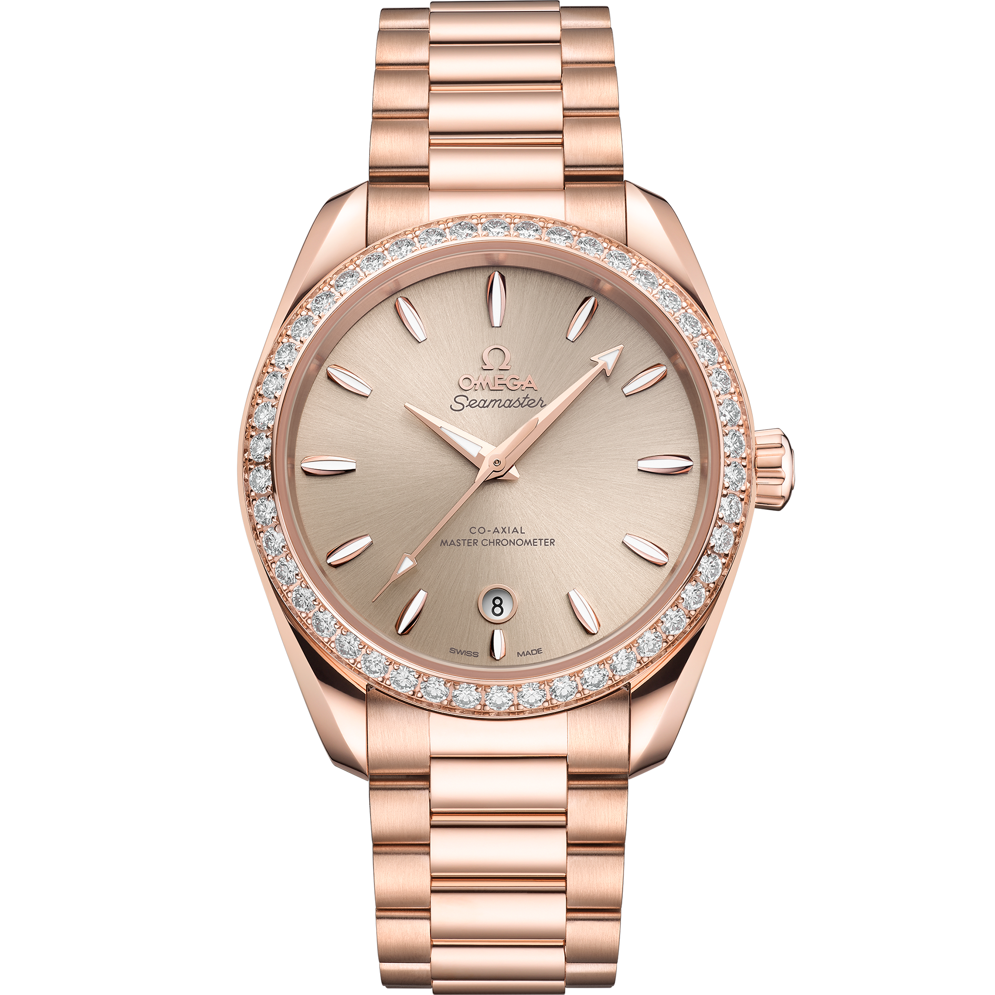 Seamaster 38 mm, ouro Sedna™ em ouro Sedna™ - 220.55.38.20.09.001