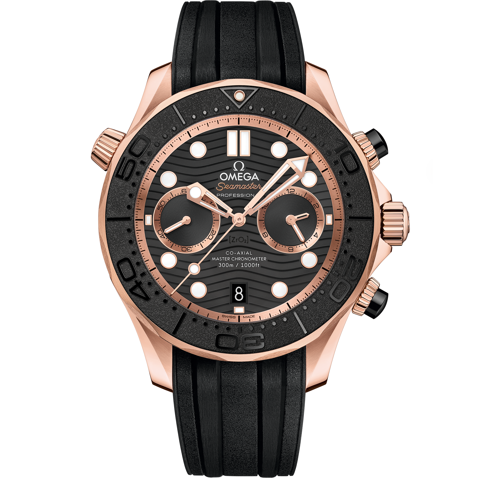 Diver 300M Seamaster Sedna™ gold Chronograph Watch 210.62.44.51.01.001 |  OMEGA US®