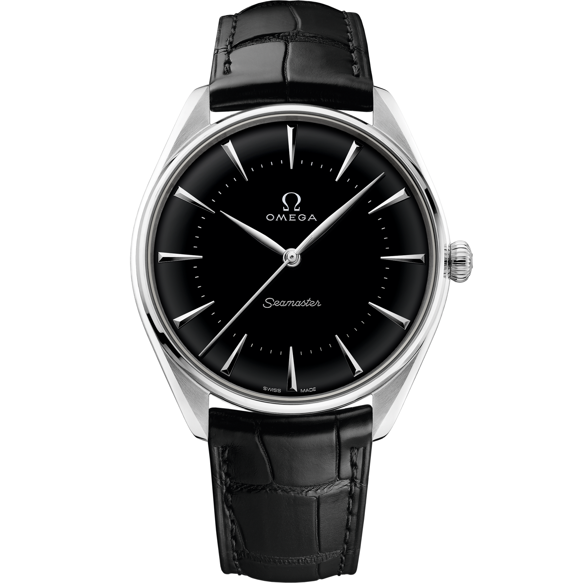 Seamaster Olympic Official Timekeeper 39.5 mm, platinum on leather strap - 522.93.40.20.01.001