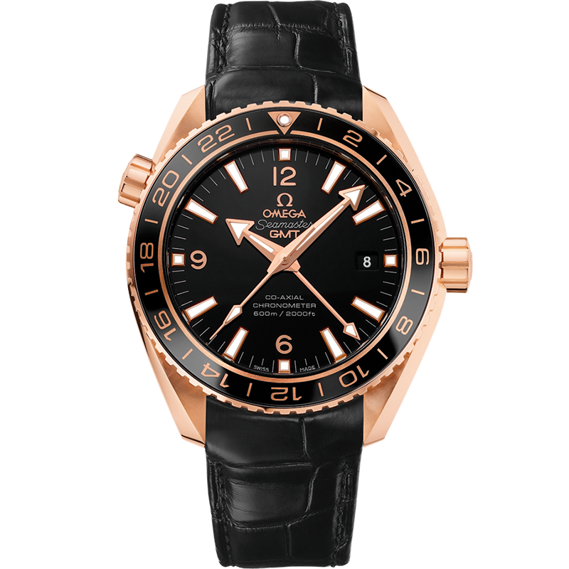 Seamaster Planet Ocean 600M 43.5 mm, red gold on leather strap - 232.63 ...