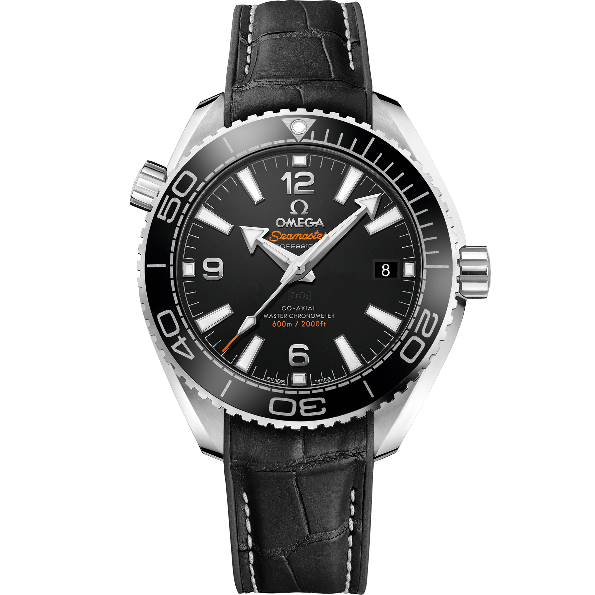 Planet Ocean 600M Seamaster Steel Chronometer Watch 215.33.40.20.01.001 ...