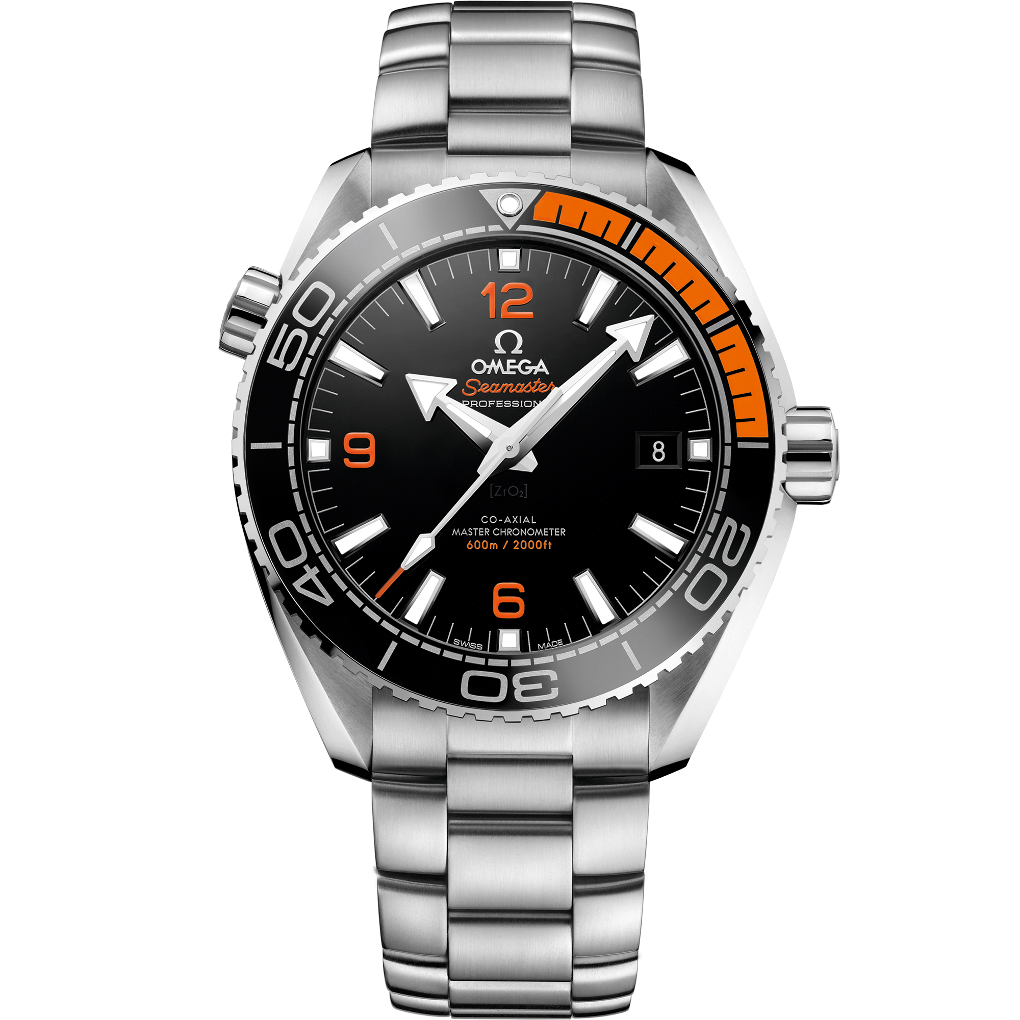 Planet Ocean 600M Seamaster Steel Chronometer Watch 215.30.44.21.01.002