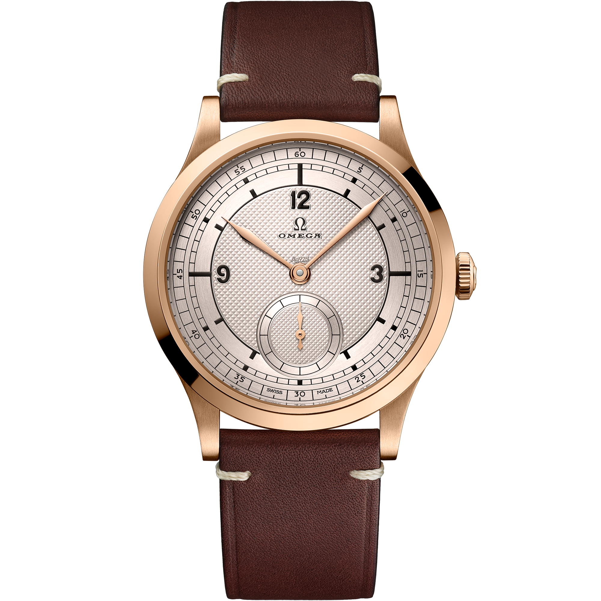 特別系列 2024巴黎奧運腕錶青銅金版本 39毫米, 青銅金錶殼 搭配 皮革錶帶 - 52292392199001