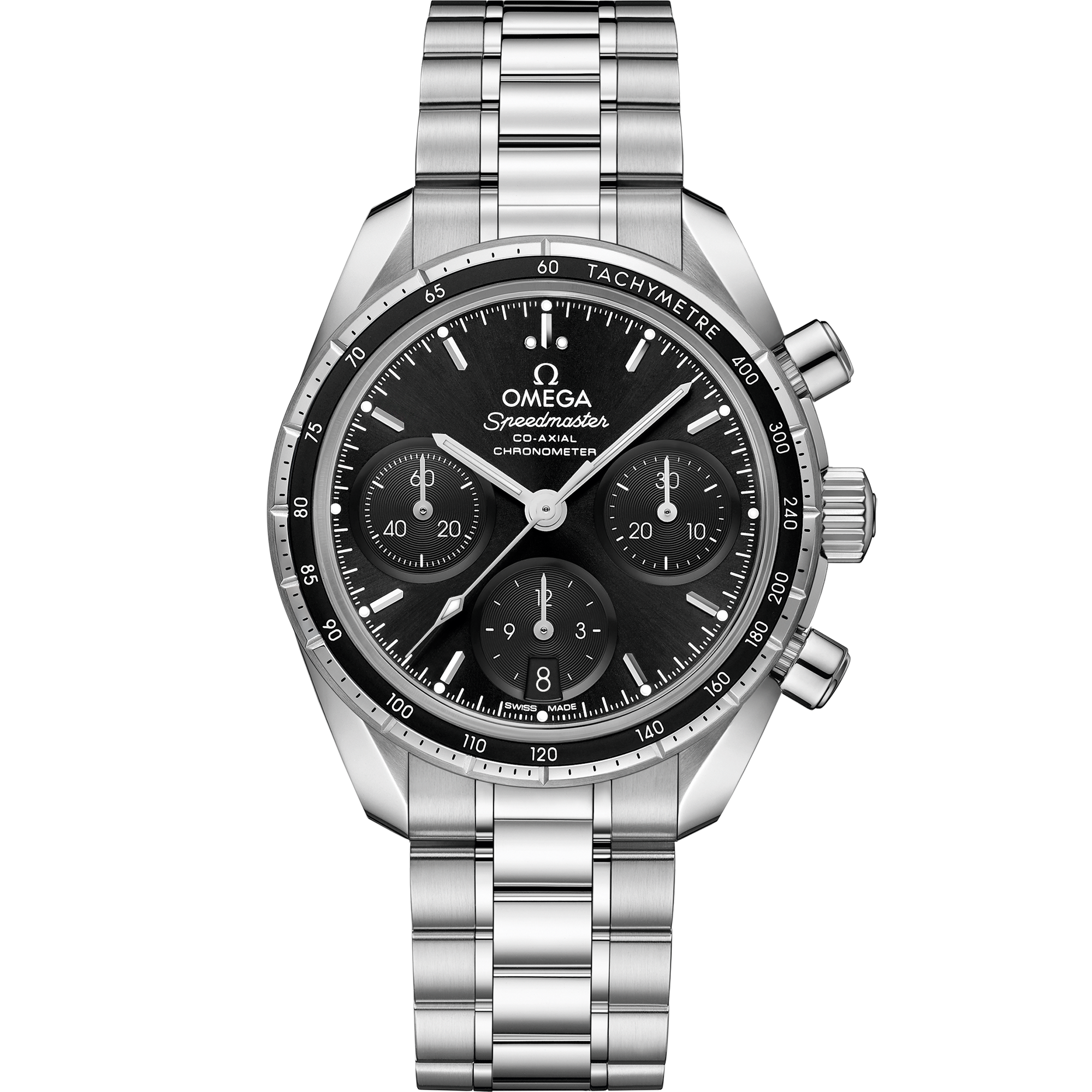 Speedmaster 38 Speedmaster Steel Chronograph Watch 324.30.38.50.01.001 |  OMEGA US®