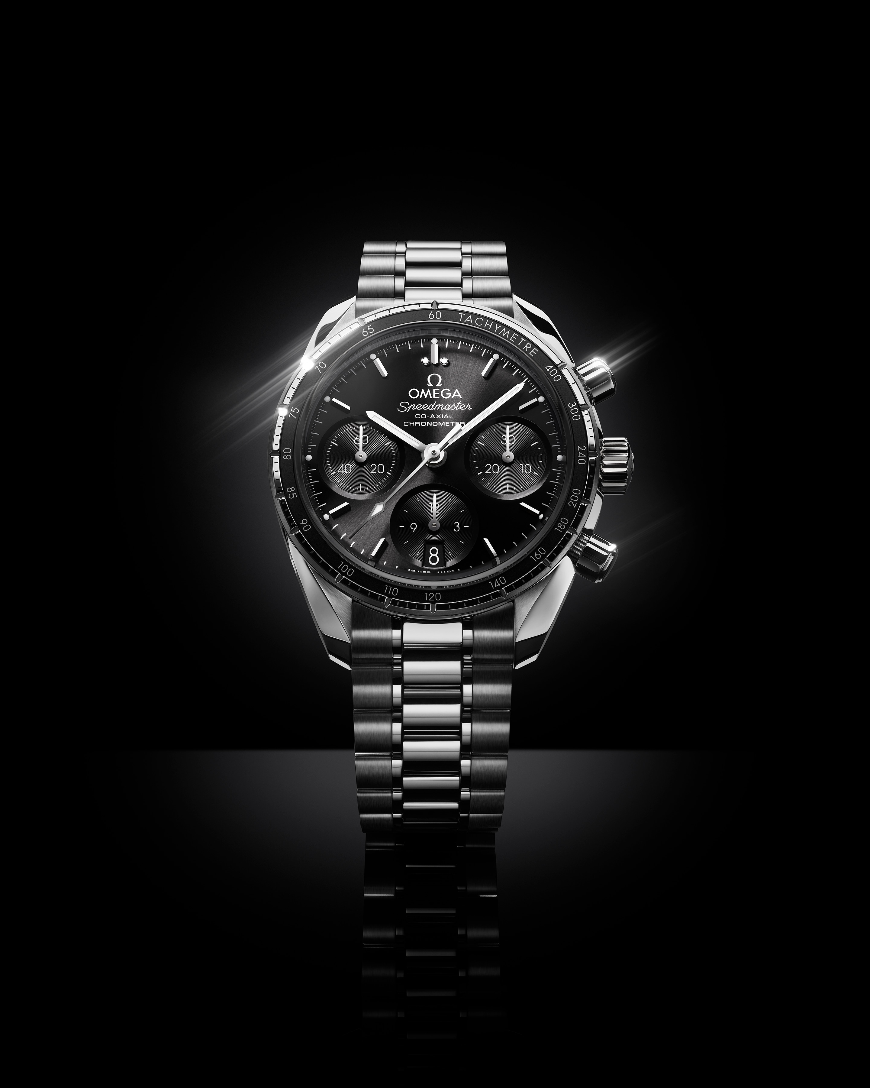 Speedmaster Steel Chronograph Watch 324.30.38.50.01.001 | OMEGA UK®