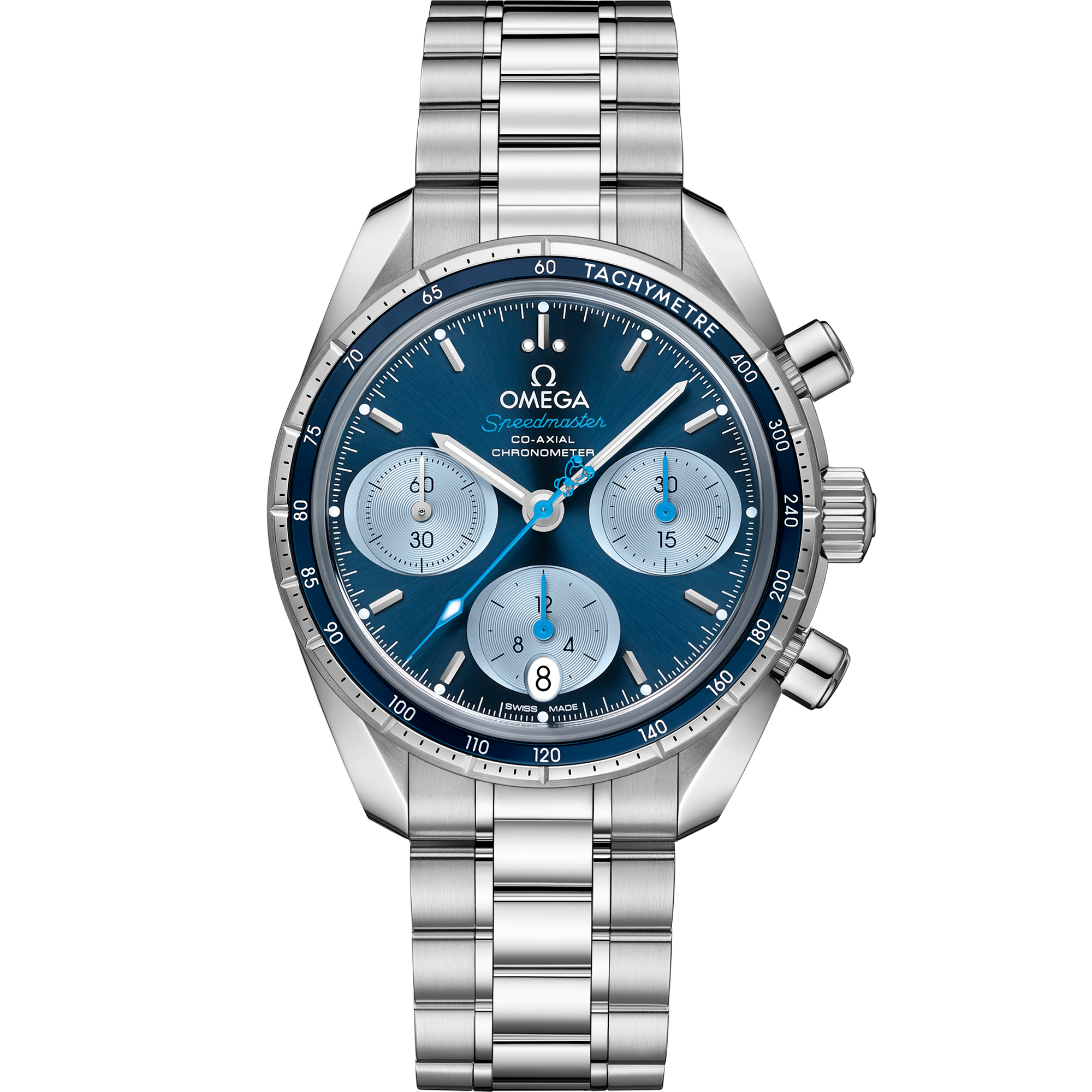 Speedmaster 38 Speedmaster Steel Chronograph Watch 324.30.38.50.01.001 |  OMEGA US®