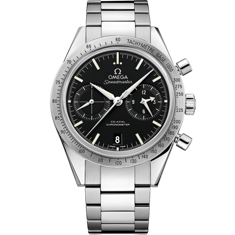 Speedmaster '57 Speedmaster Steel Chronograph Watch 331.10.42.51.01.001 ...