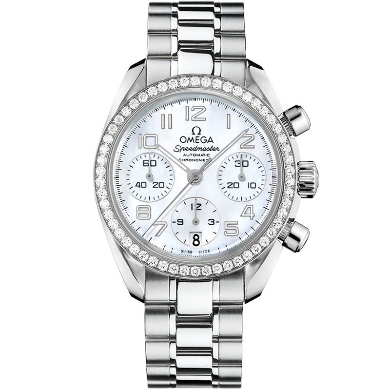 Speedmaster 38 mm, steel on steel - 324.15.38.40.05.001 | OMEGA®