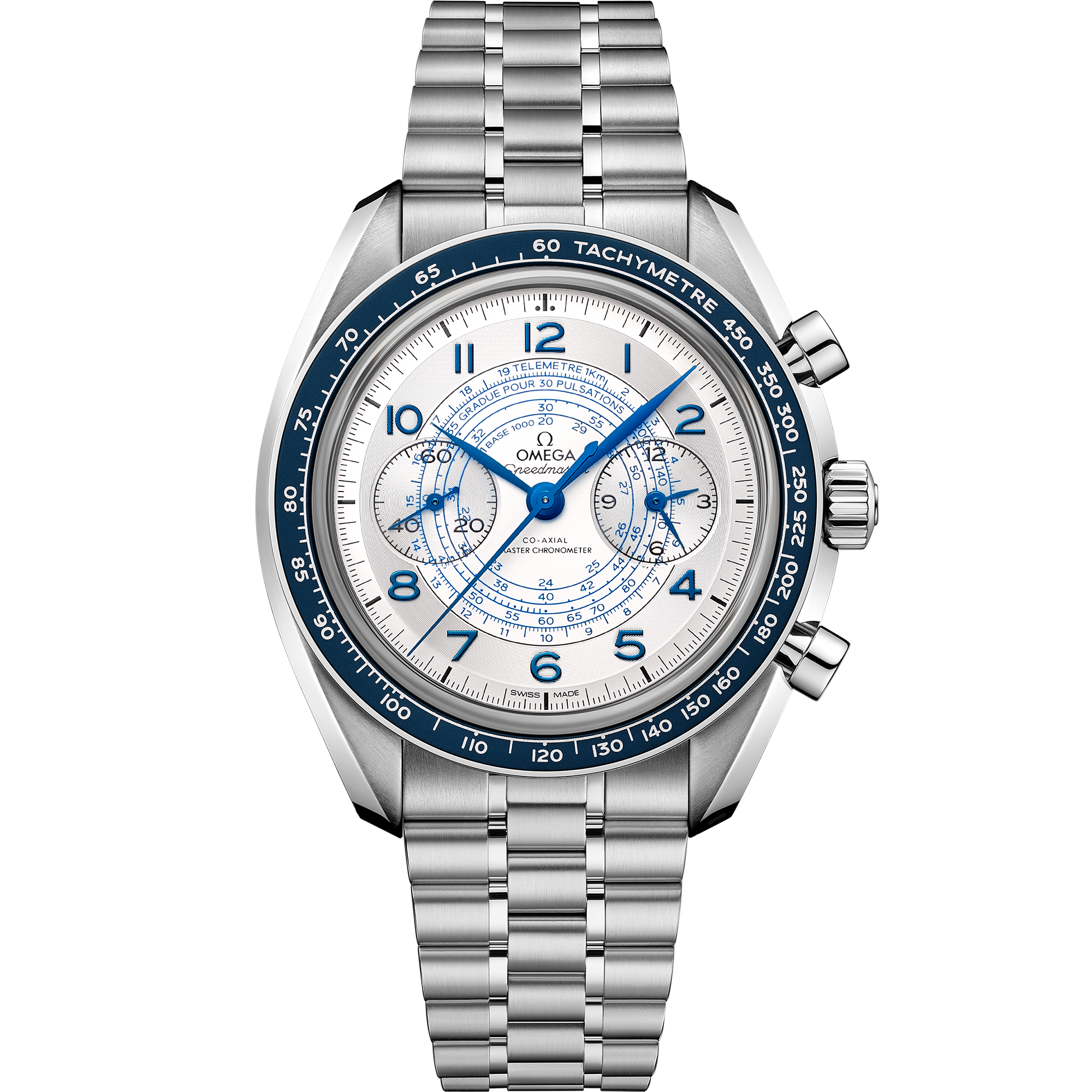 Speedmaster Chronoscope 43 mm, steel on steel - 329.30.43.51.02.001 ...