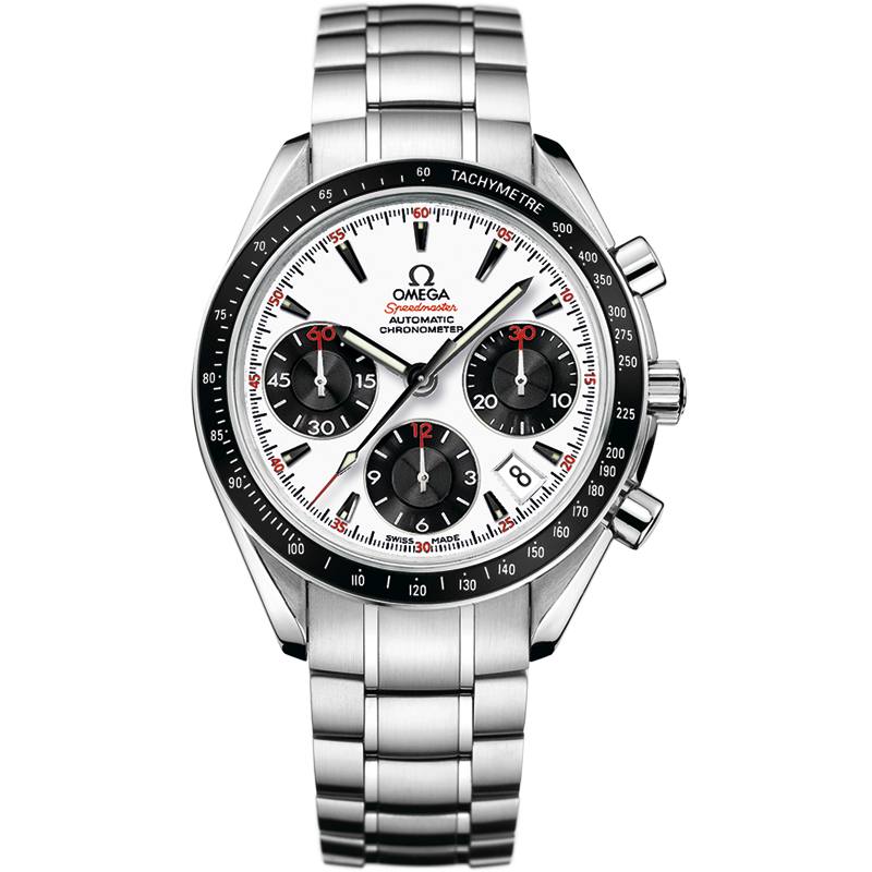 Speedmaster Date / Day-Date 40 mm, steel on steel - 323.30.40.40.04.001 |  OMEGA®