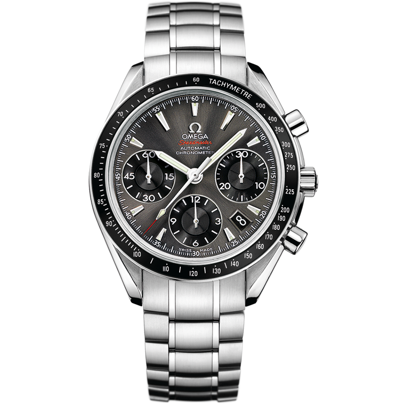 Speedmaster Date / Day-Date 40 mm, steel on steel - 323.30.40.40.06.001 |  OMEGA®