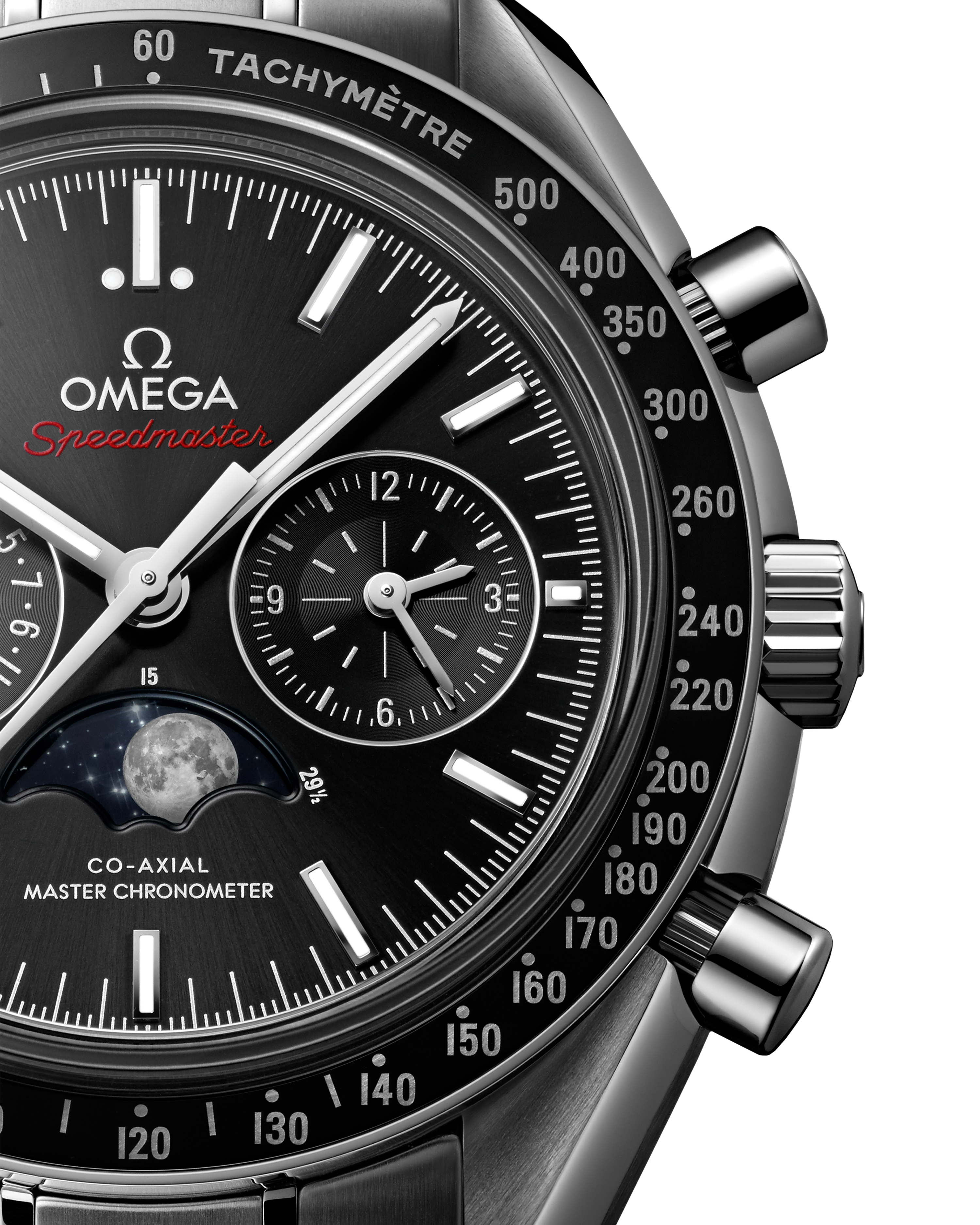 Moonphase Speedmaster Steel Chronograph Watch 304.30.44.52.01.001 ...