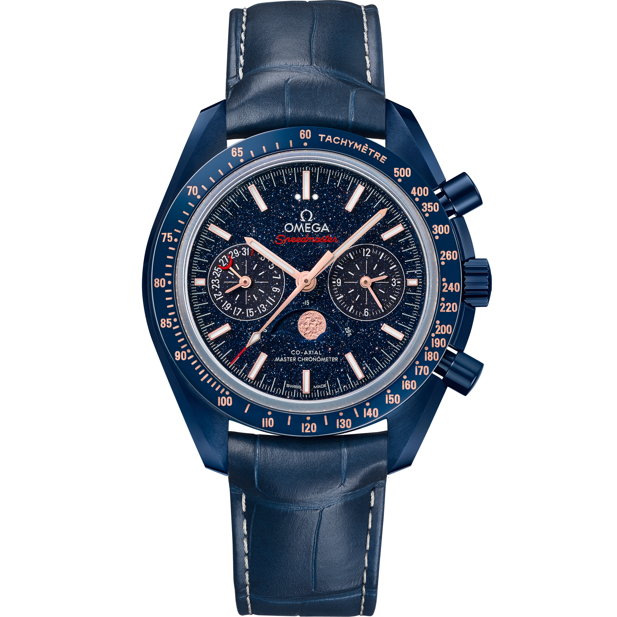 Speedmaster Blue ceramic Anti-magnetic Watch 304.93.44.52.03.002 