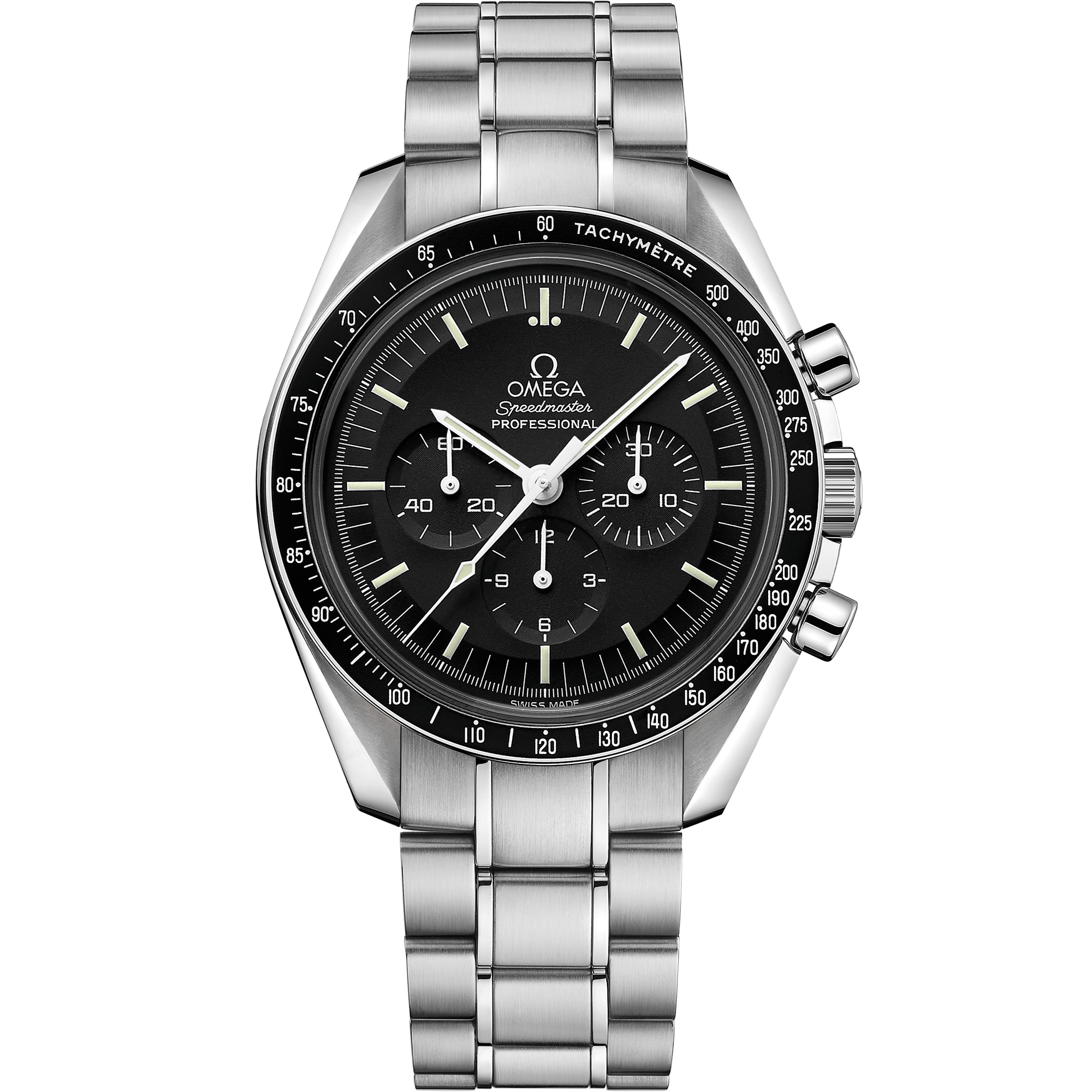 Moonwatch Professional Speedmaster Steel Chronograph Watch 311.30.42.30.01.005 OMEGA US