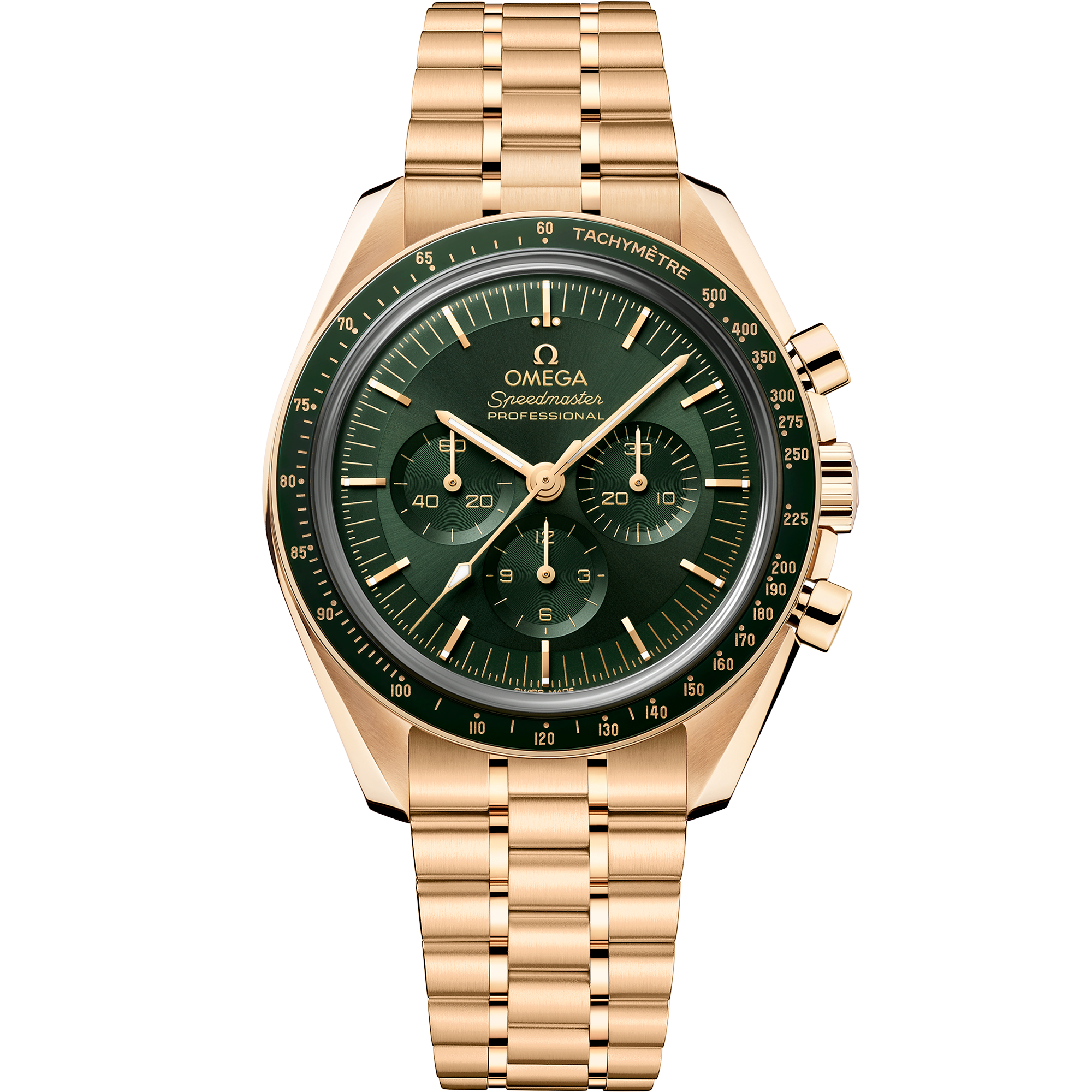 Speedmaster Moonwatch Professional 42 mm, ouro Moonshine™ em ouro Moonshine™ - 310.60.42.50.10.001
