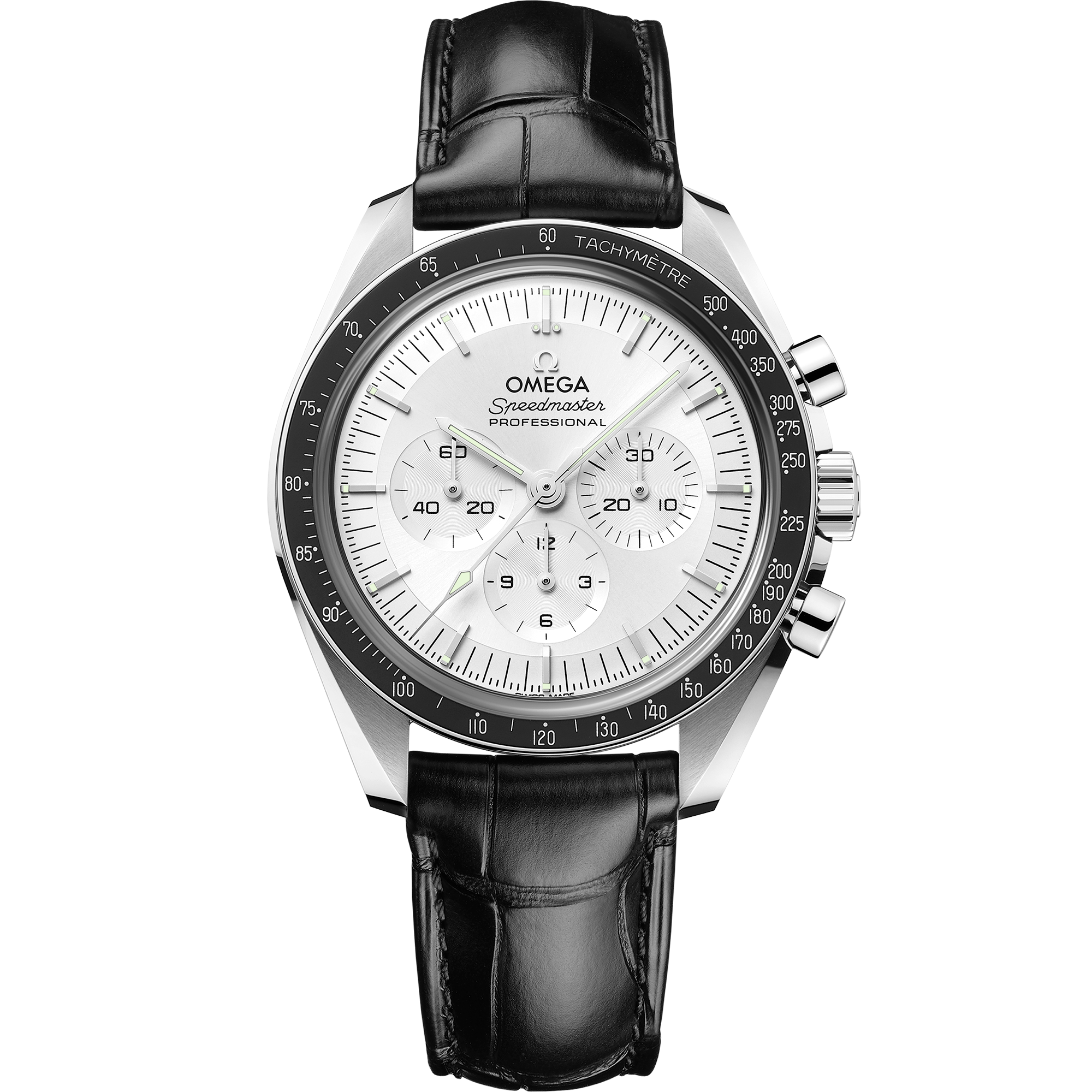 Speedmaster Moonwatch Professional 42 mm, Canopus Gold™ sur bracelet en cuir - 310.63.42.50.02.001