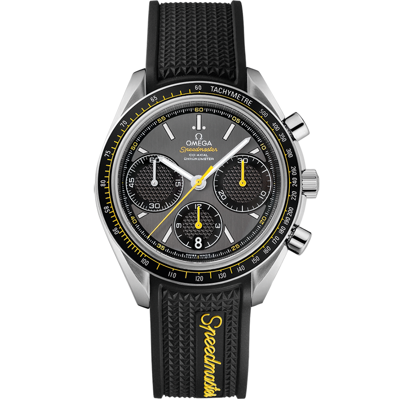 Omega speedmaster black and yellow sale