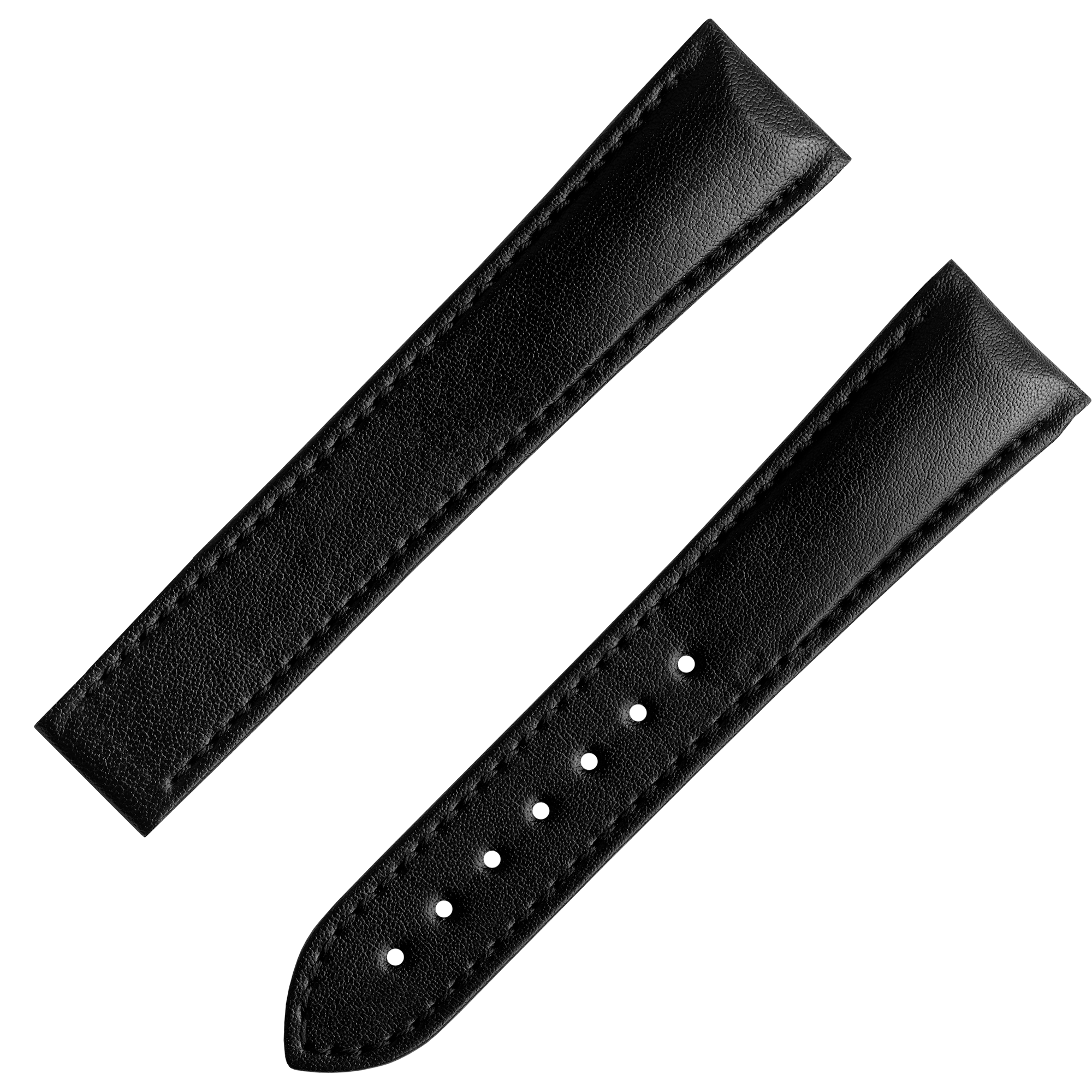 Watch Straps Black vegan strap with foldover clasp OMEGA US