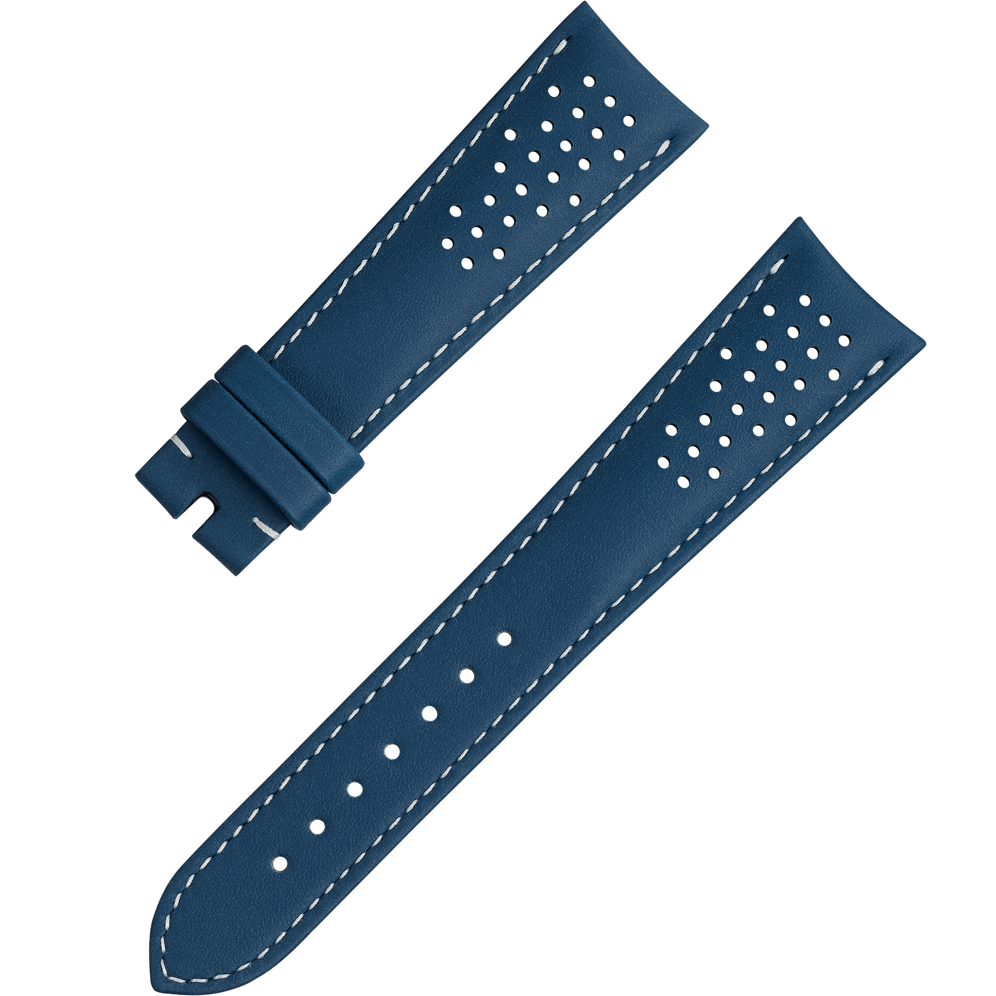 Watch Straps Blue leather strap with pin buckle | OMEGA US®