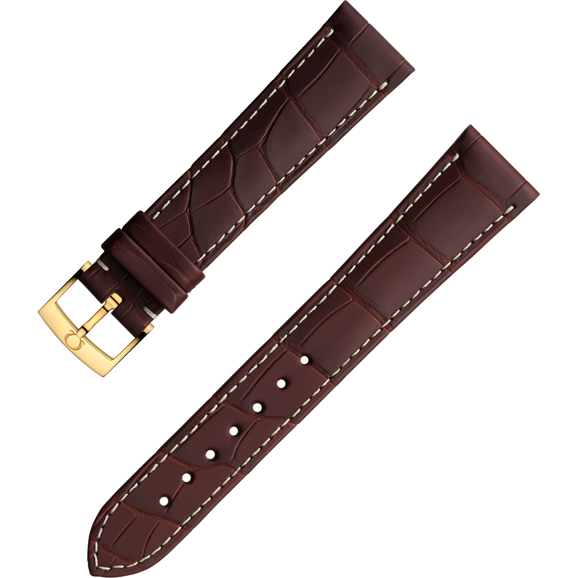 Watch Straps Brown alligator leather strap with pin buckle | OMEGA UK®