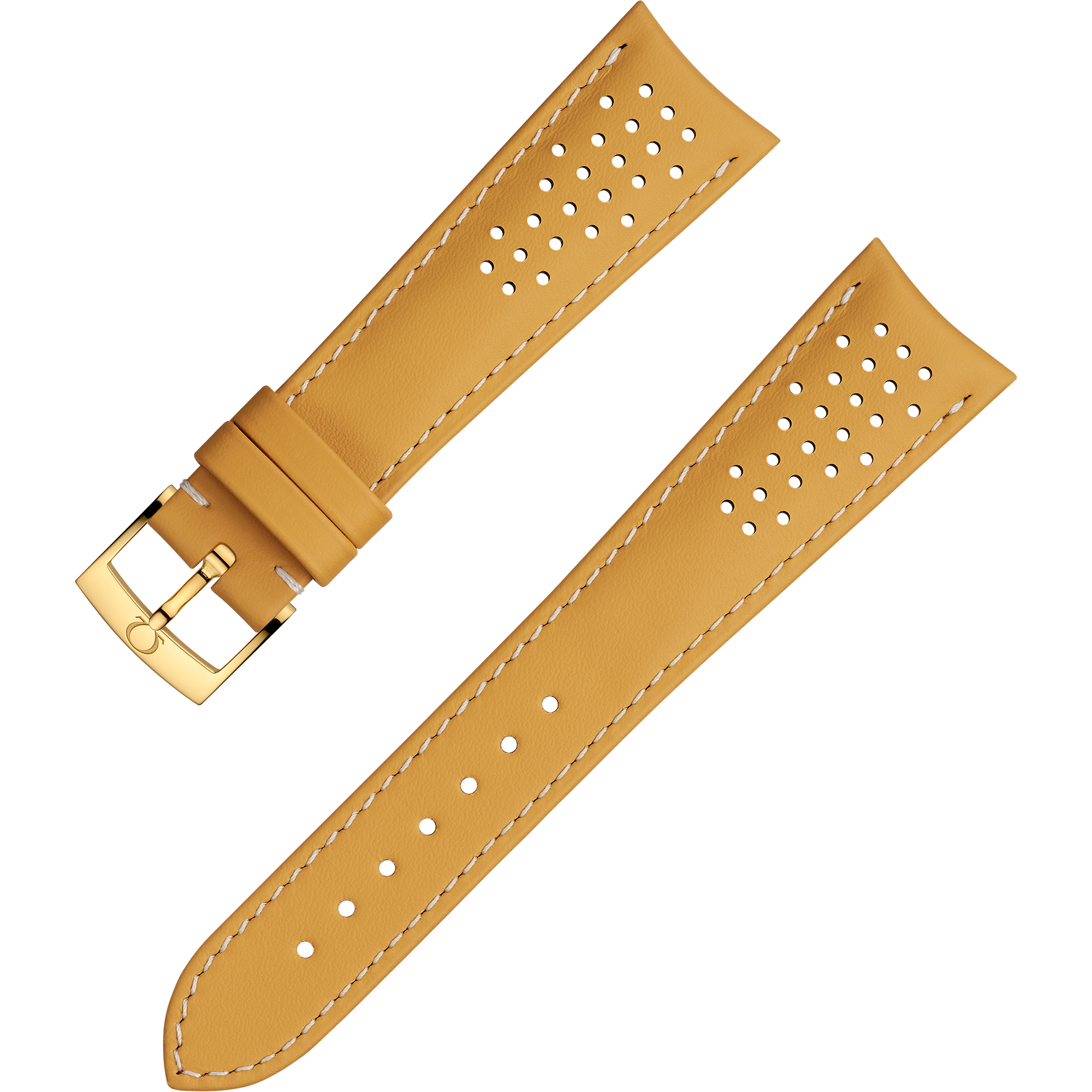 Zweiteiliges armband - Gelbes Lederarmband mit Dornschließe - 032CUZ010014