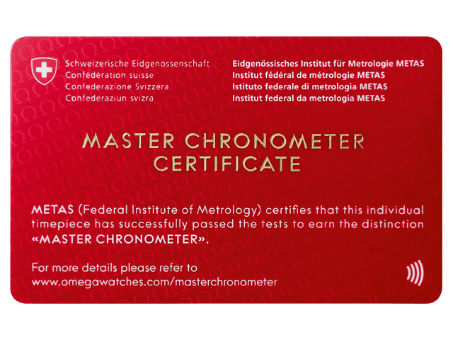 Omega Chronometer Certificate - World 