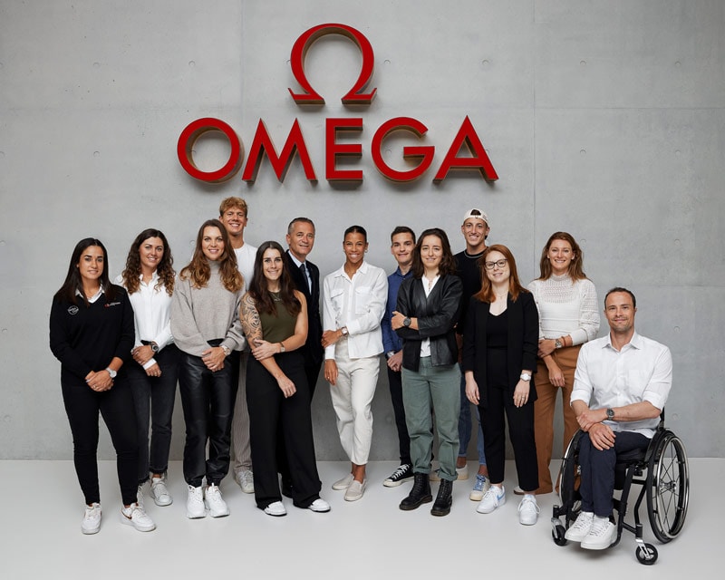 OMEGA empfängt Schweizer Athleten in Biel