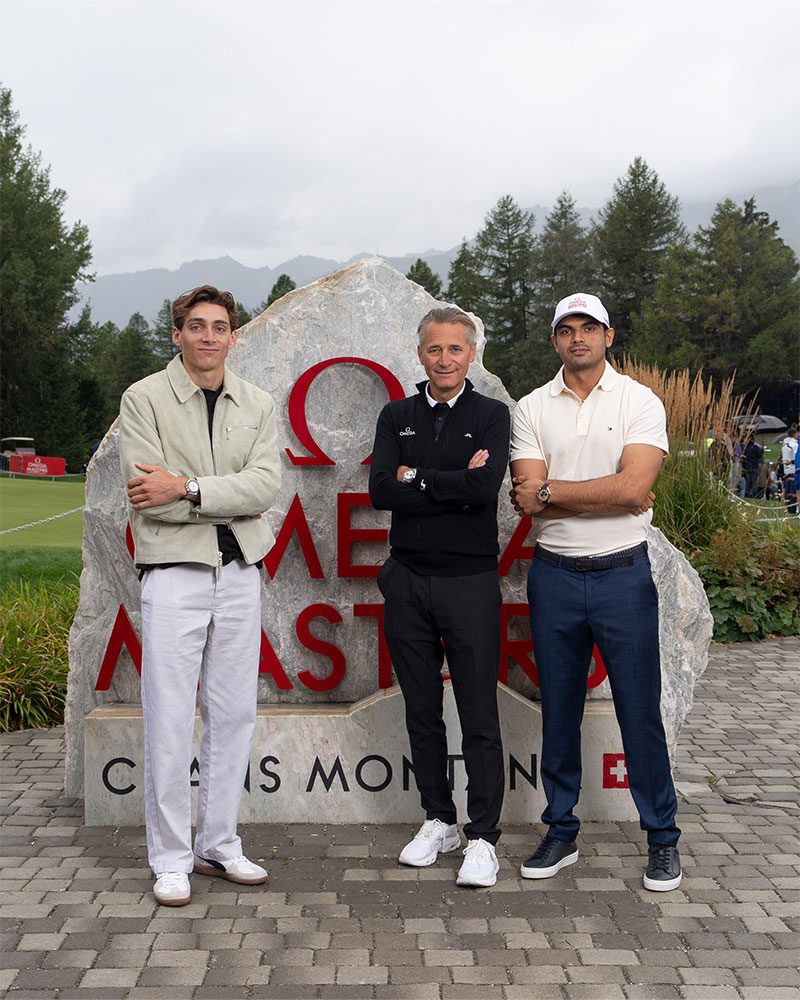 Mondo Duplantis et Neeraj Chopra à l'OMEGA Masters