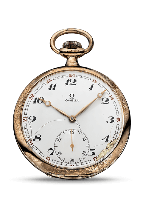 Antique Art Deco 14k Solid White Gold 0.08ctw~ Diamond Omega Watch Bra